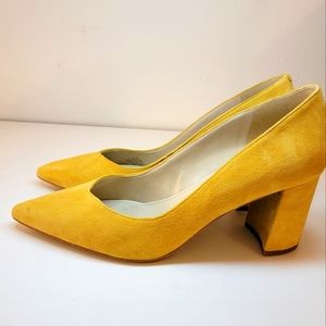 MARC FISHER WOMENS CAITLIN PUMP - Yellow